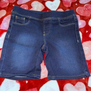 Real Love Girls Size 5 Denim Shorts Elastic Waist Like New EUC